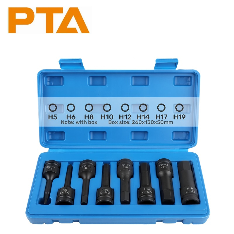 Power Tools Pneumatic - 1/2inch Pneumatic Wrench Hexagonal Drive Bits