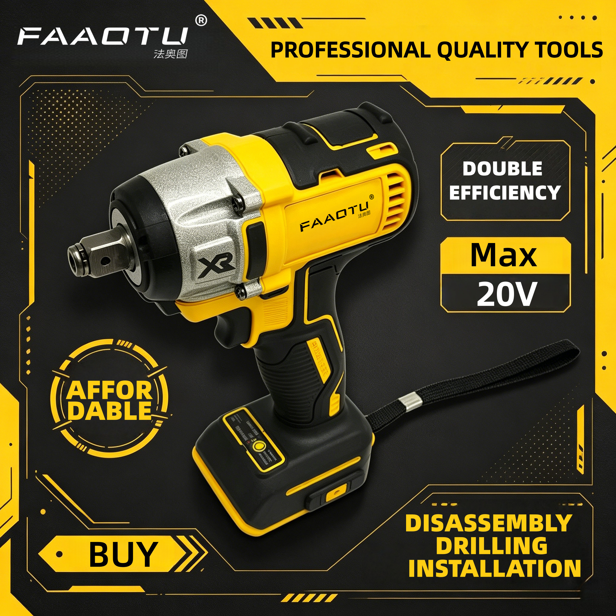 Power Tools Aeg - FAAOTU 880 Heavy-Duty Drill Driver, Versatile