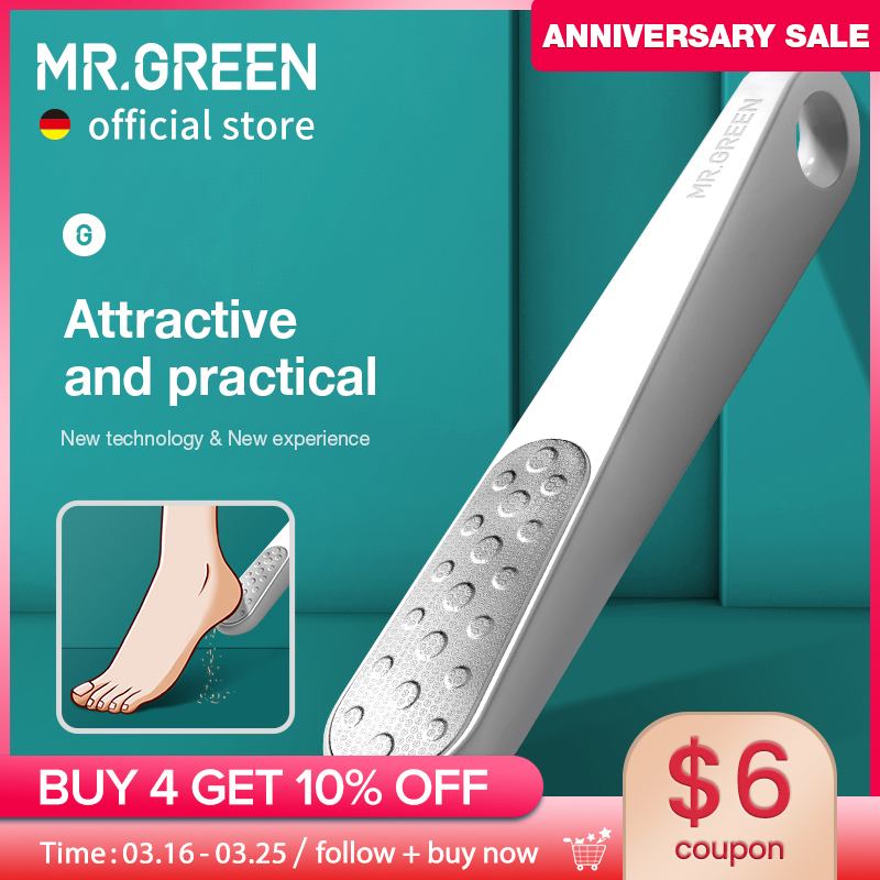 Power Tools Green Color - MR.GREEN Foot File Double Sided Callus