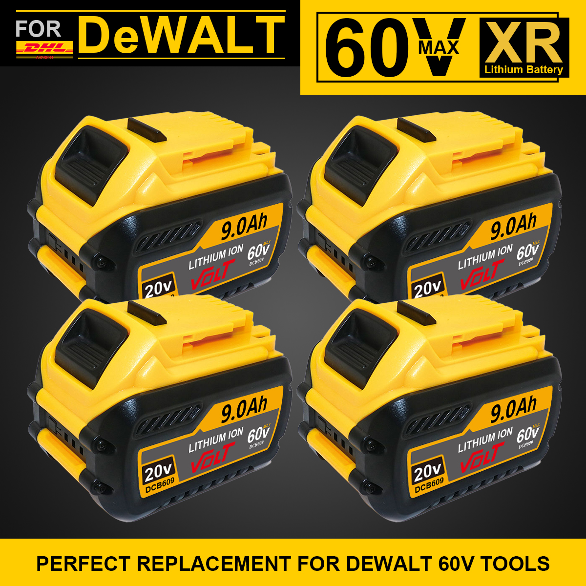 Dewalt Power Tools Xr - High Capacity Rechargeable Lithium Replacement Battery