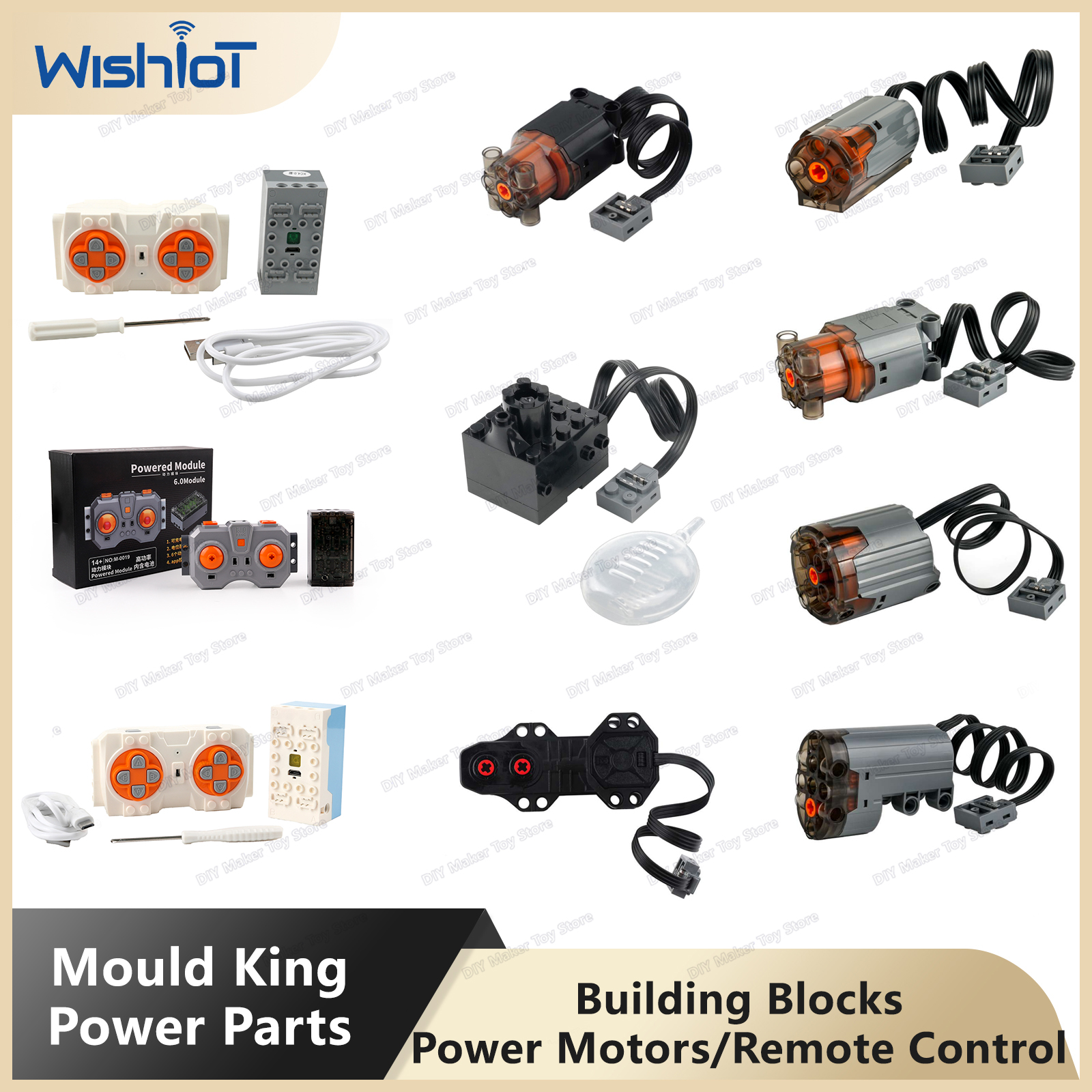 Power Tools Storage - Mould King Power Functions Technical Parts