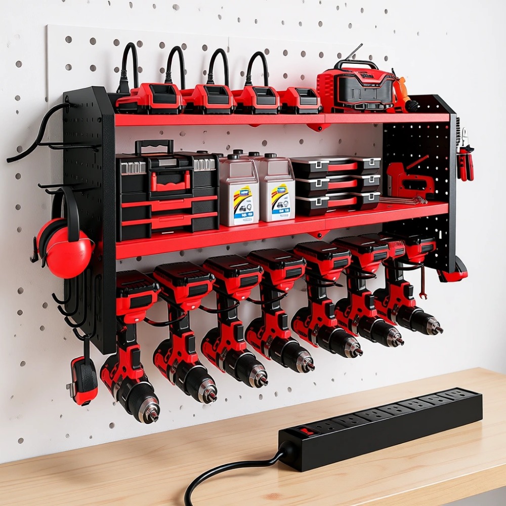 Power Tools Storage - Wall Mount Power Tool Organizer with