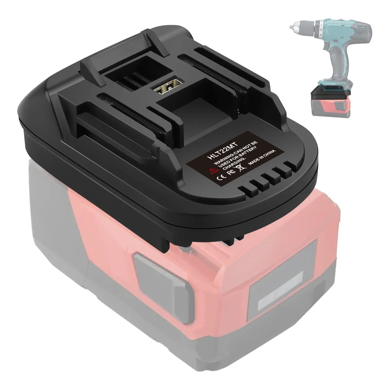 HLT22MT Battery Adapter Conver - مراجعة Power Tools Battery Adapter وسعره
