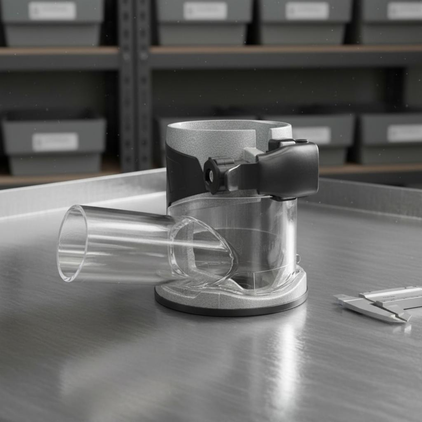 Transparent Router Dust Hood T - مراجعة Router Trim Base وسعره