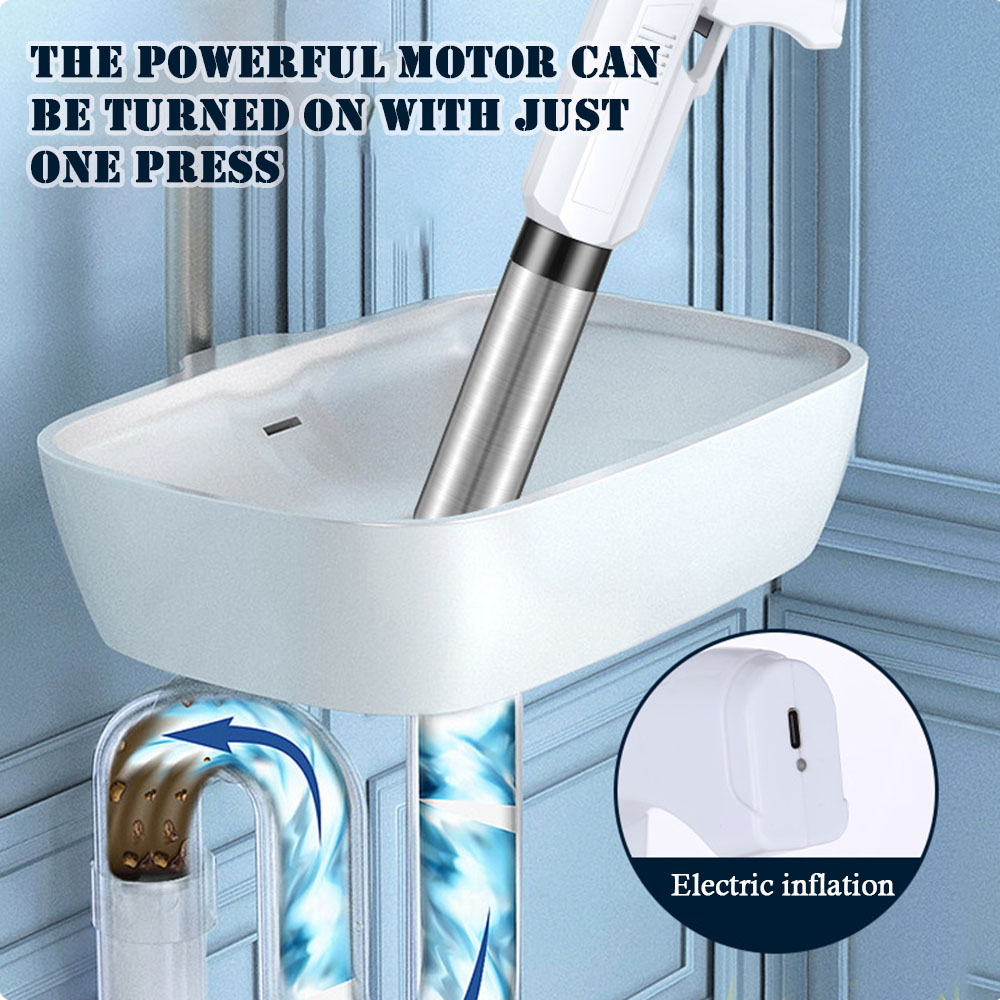 Powerful Electric Toilet Plung - مراجعة Power Tools Pneumatic وسعره