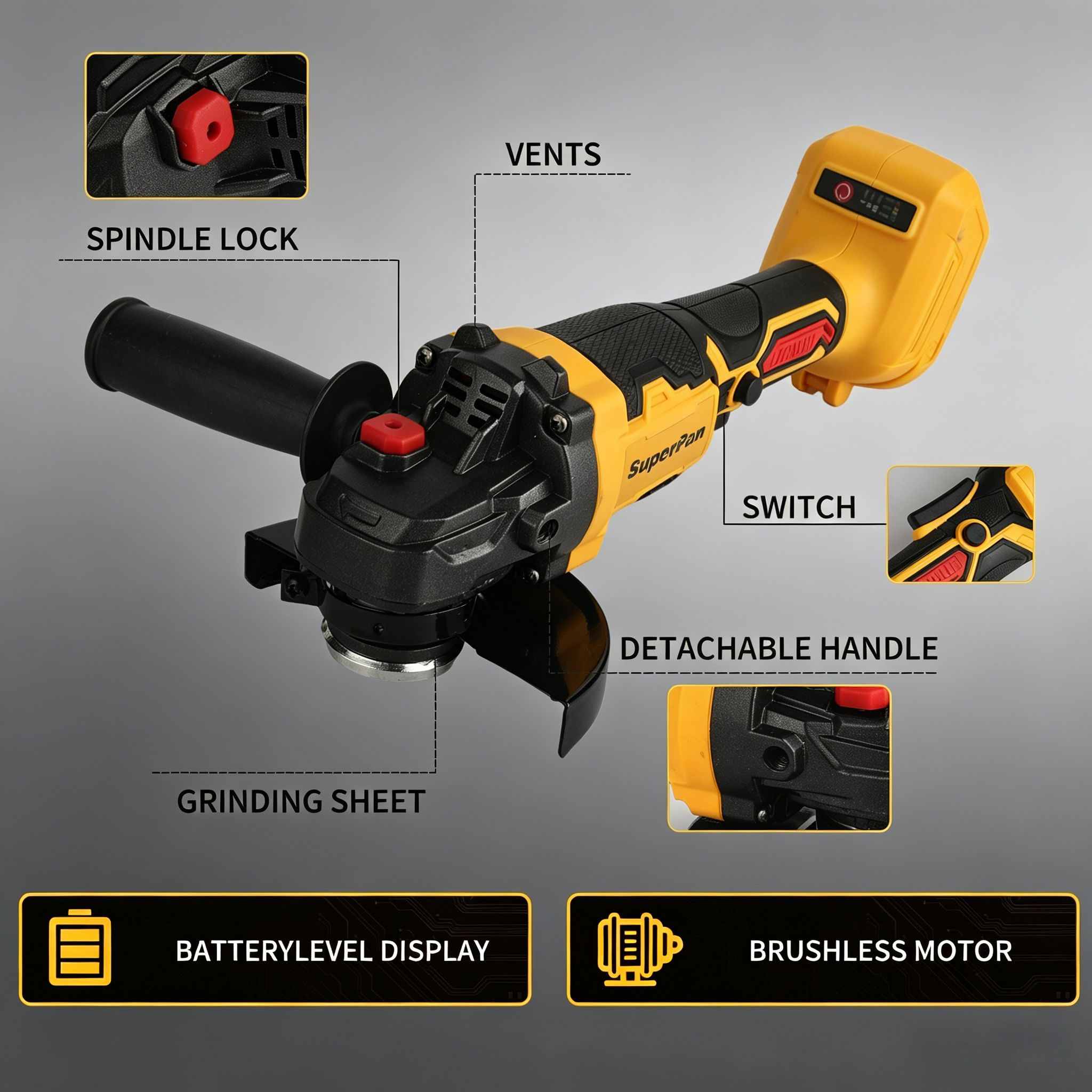 20V Adjustable speed brushless - مراجعة Power Tools Battery Adapter وسعره