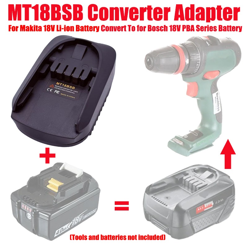 ALASICKA MT18BSB Battery Adapt - مراجعة Power Tools Battery Adapter وسعره