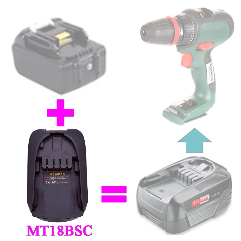 ALASICKA MT18BSB Battery Adapt - مراجعة Power Tools Battery Adapter وسعره