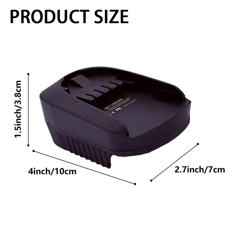 ALASICKA MT18BSB Battery Adapt - مراجعة Power Tools Battery Adapter وسعره