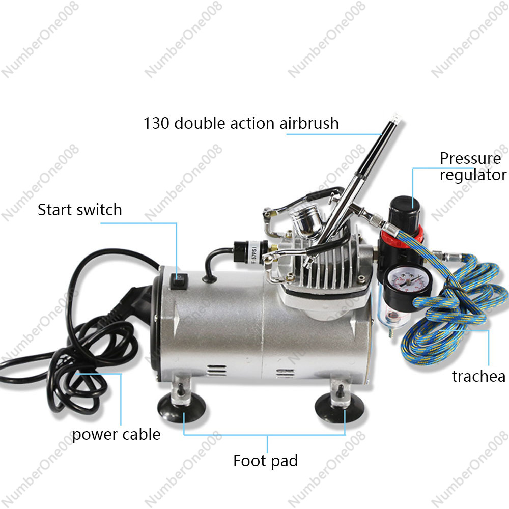 TC-20B 220V 23-25L/Min 1/5 Sma - مراجعة Air Compressor Mini وسعره