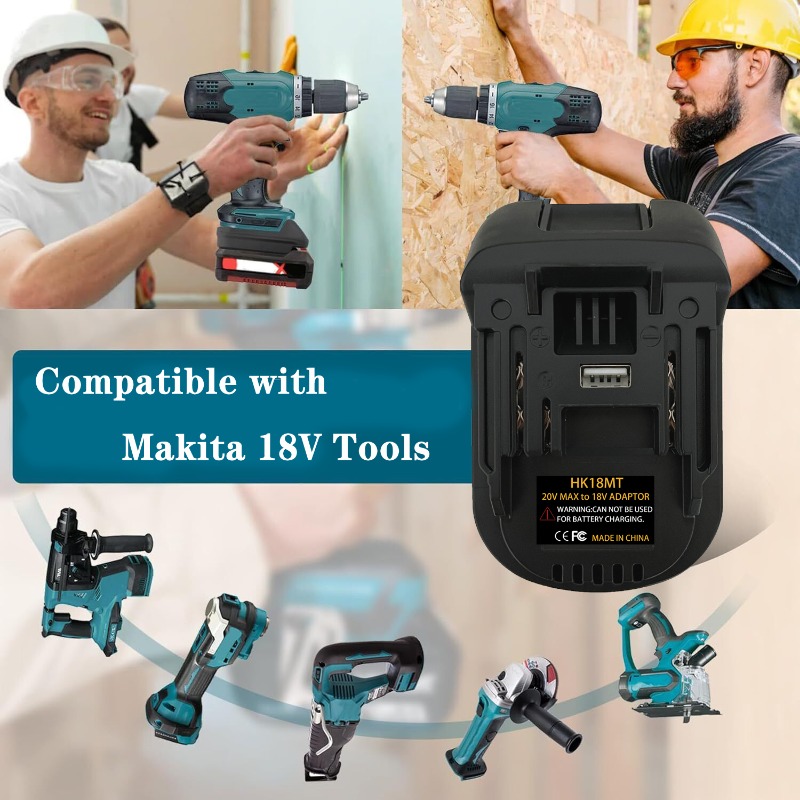 ALASICKA Battery Adapter HK18M - مراجعة Power Tools Battery Adapter وسعره