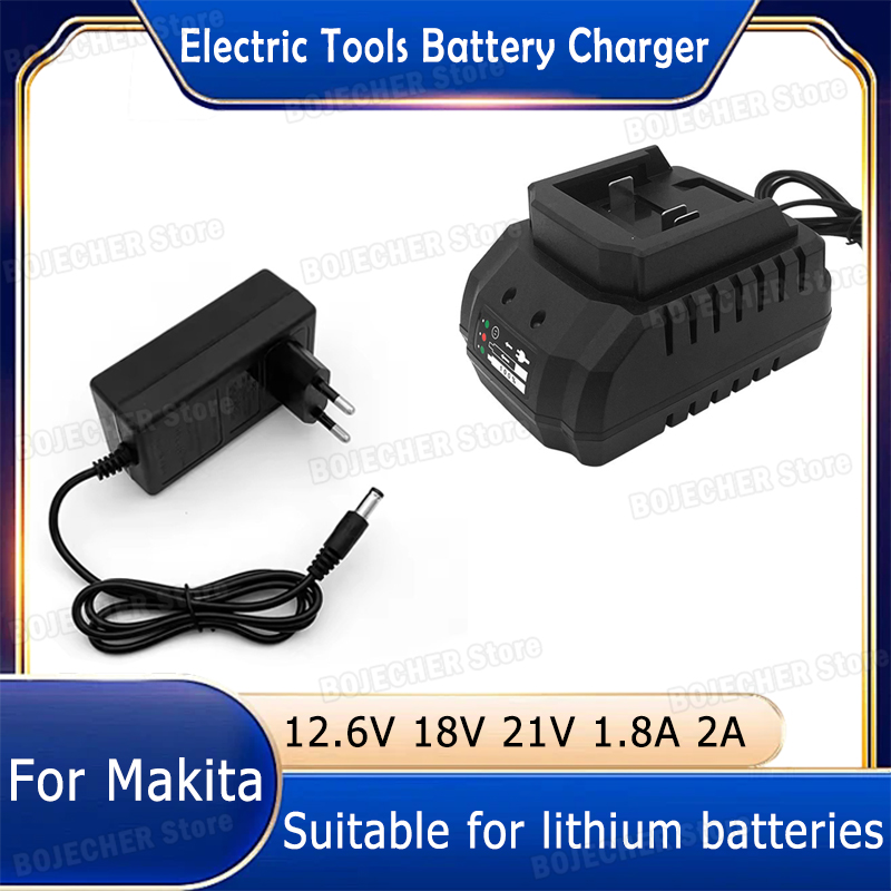 DC 18V 21V 1.8A 2A Power Suppl - مراجعة Power Tools Battery Adapter وسعره