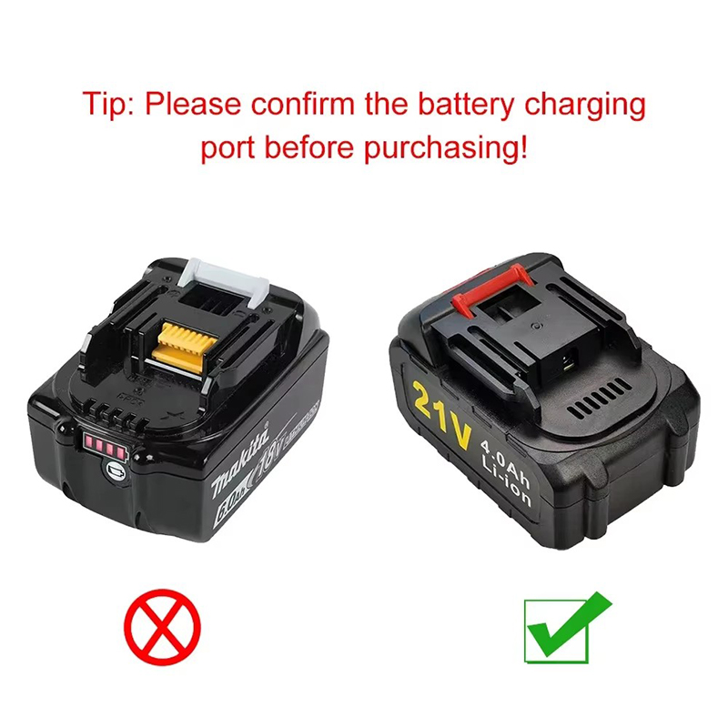 DC 18V 21V 1.8A 2A Power Suppl - مراجعة Power Tools Battery Adapter وسعره