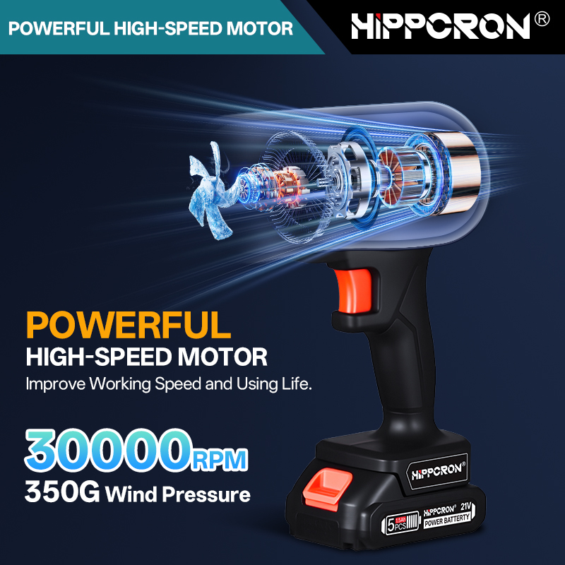 Hippcron Cordless Leaf Blower  - مراجعة Power Tools In Construction وسعره