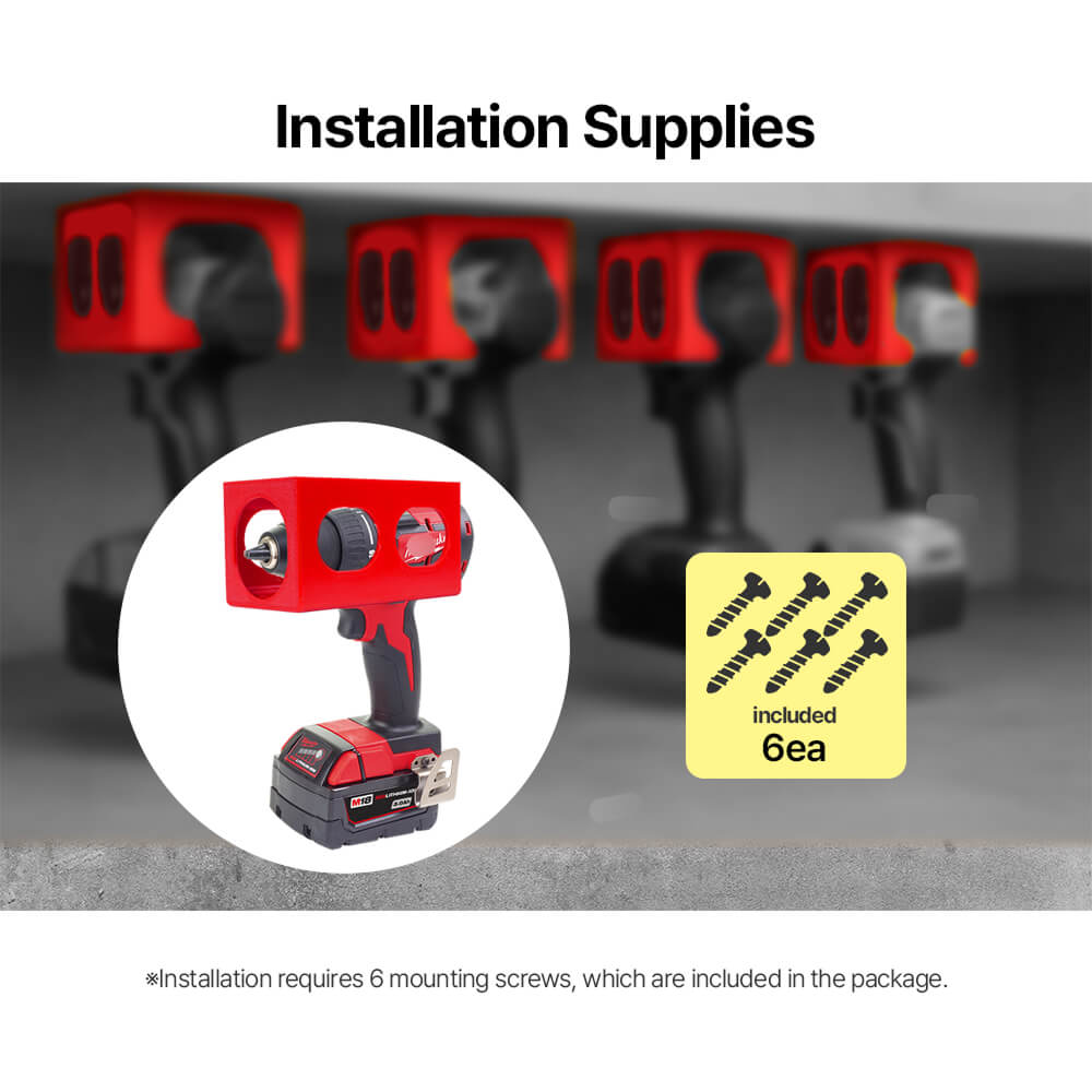 Universal 18V Drill Wall Mount - مراجعة Power Tools Storage وسعره