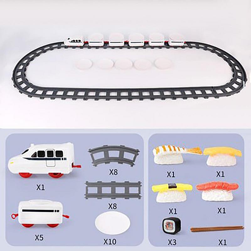 New Sushi Train Track Train Ro - مراجعة Power Tools Kids وسعره
