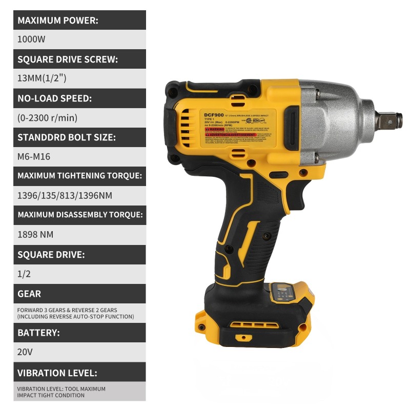 Brushless Cordless Impact Wren - مراجعة Power Tools In Construction وسعره