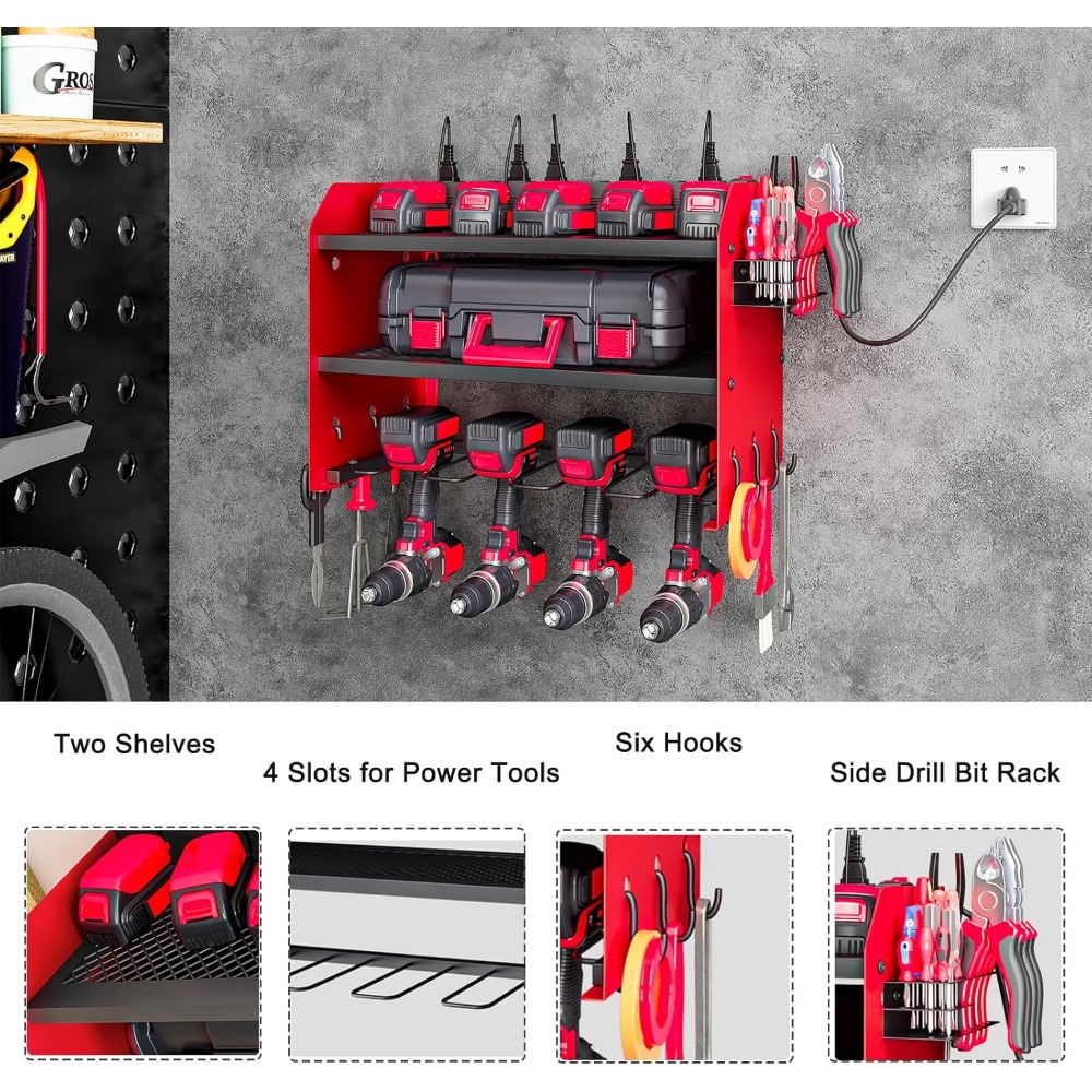 Wall Mount Power Tool Organize - مراجعة Power Tools Storage وسعره