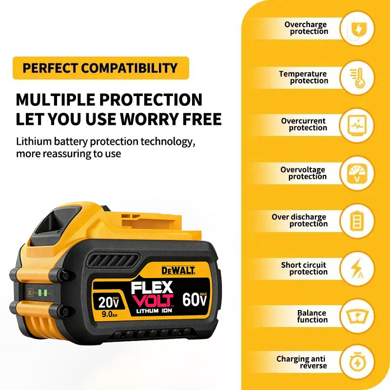 Genuine DeWALT 20V 5.0Ah High  - مراجعة Dewalt Power Tools Xr وسعره
