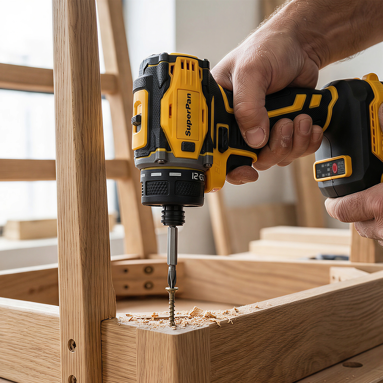 Lithium ion screwdriver integr - مراجعة Power Tools Battery Adapter وسعره