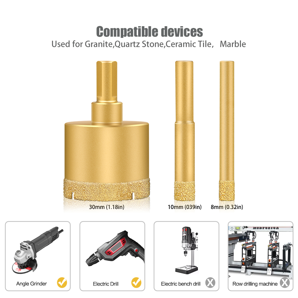 6mm-100mm Diameter Brazed Dry  - مراجعة Power Tools Kobalt وسعره