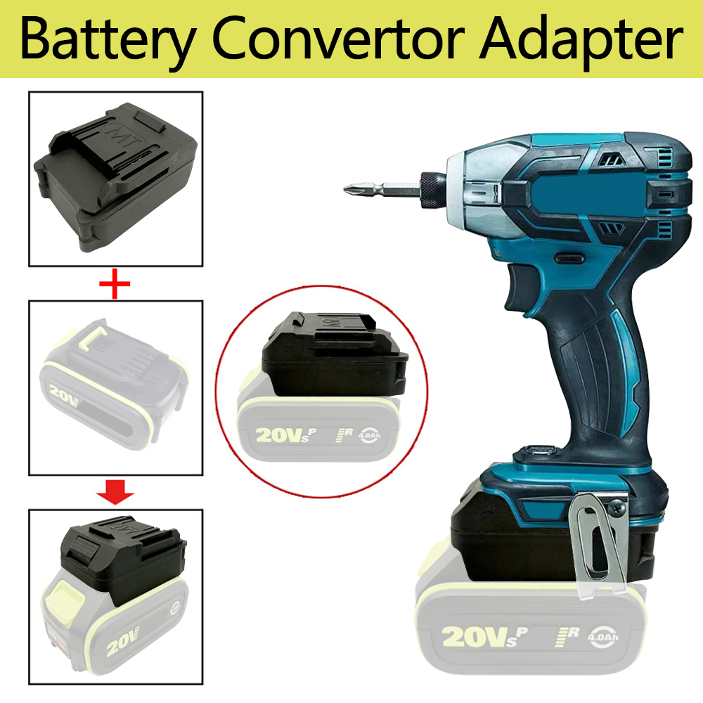 Li-ion Battery Adapter Convert - مراجعة Power Tools Green Color وسعره