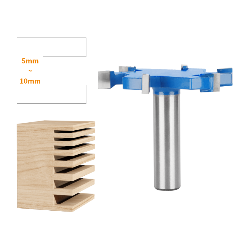 PTA Six Blade Z6 T Type Slotti - مراجعة Router Trim Base وسعره