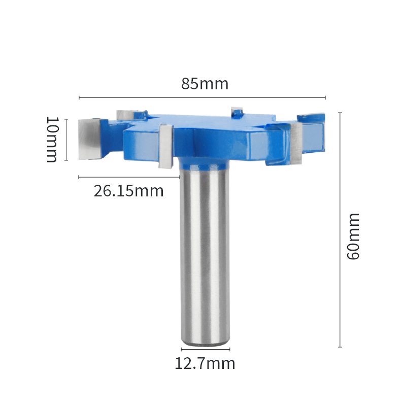 PTA Six Blade Z6 T Type Slotti - مراجعة Router Trim Base وسعره