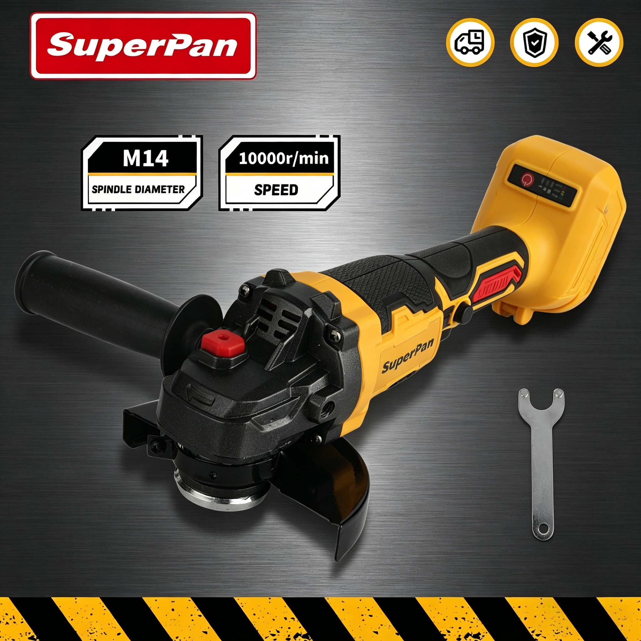 High power brushless angle gri - مراجعة Power Tools Battery Adapter وسعره