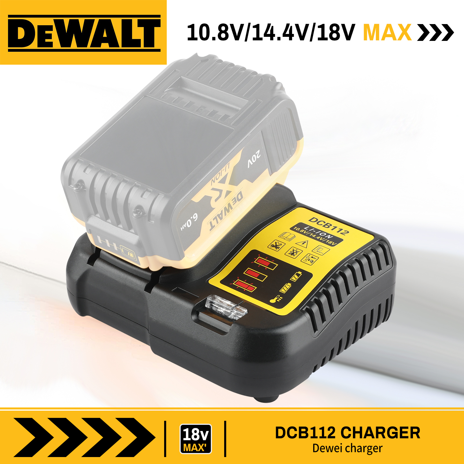 NEW 2026 DCB112 Smart Li-ion C - مراجعة Dewalt Power Tools Xr وسعره