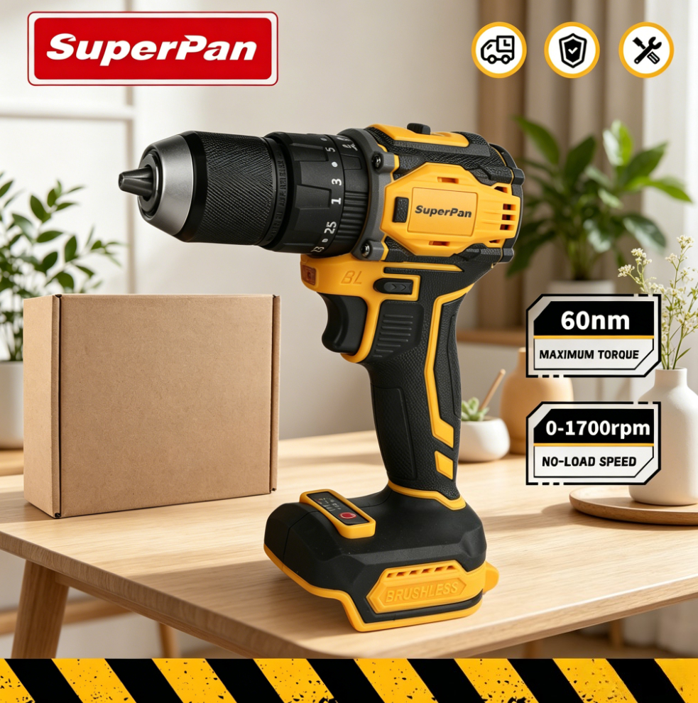 Brushless electric drill concr - مراجعة Power Tools Battery Adapter وسعره