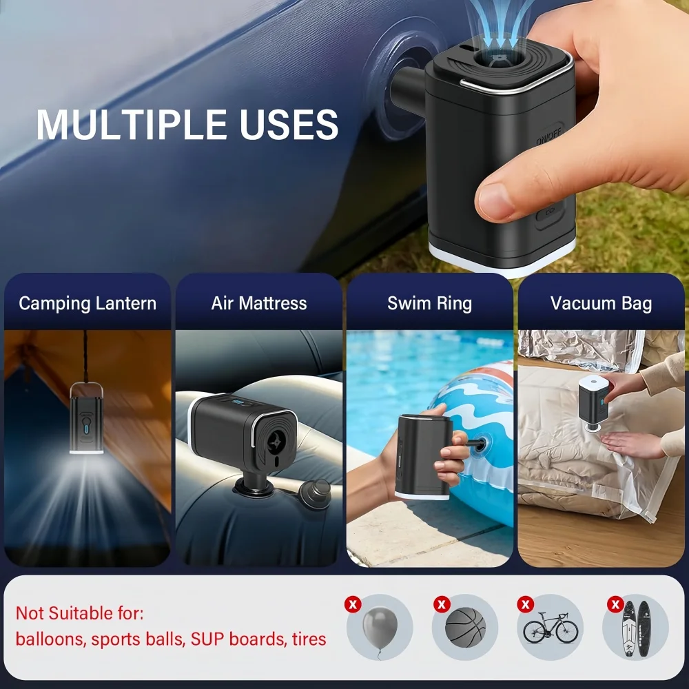 Mini Portable Air Pump，Recharg - مراجعة Air Compressor Mini وسعره