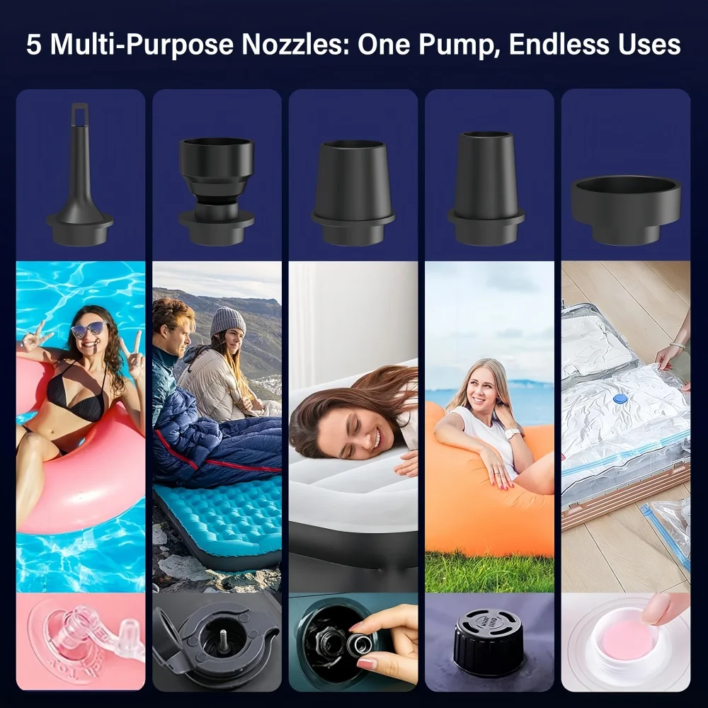 Mini Portable Air Pump，Recharg - مراجعة Air Compressor Mini وسعره
