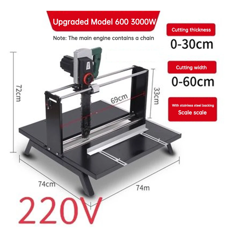 3000W Desktop Electric Chainsa - مراجعة Power Tools Quotes وسعره