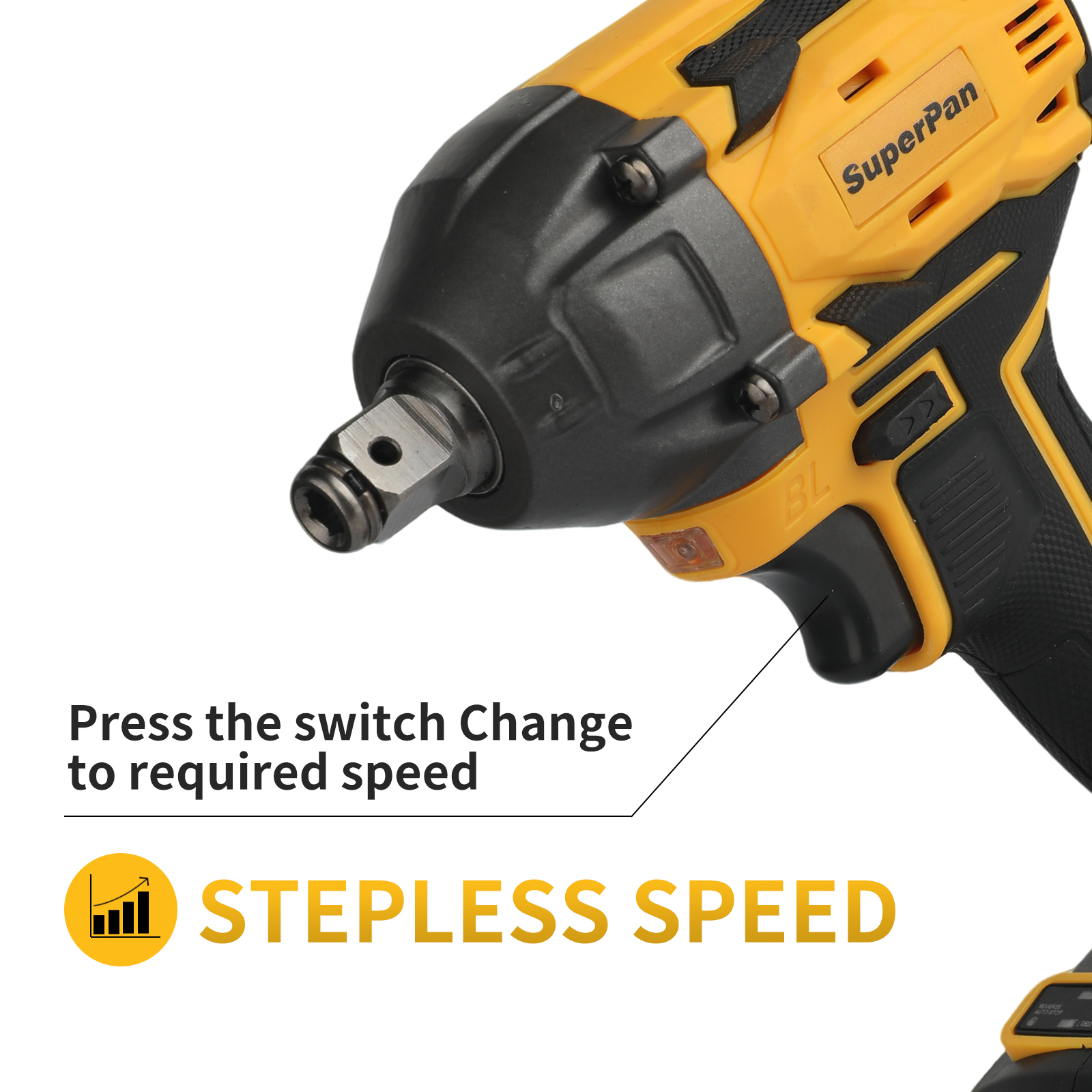 Brushless electric wrench, scr - مراجعة Power Tools Battery Adapter وسعره