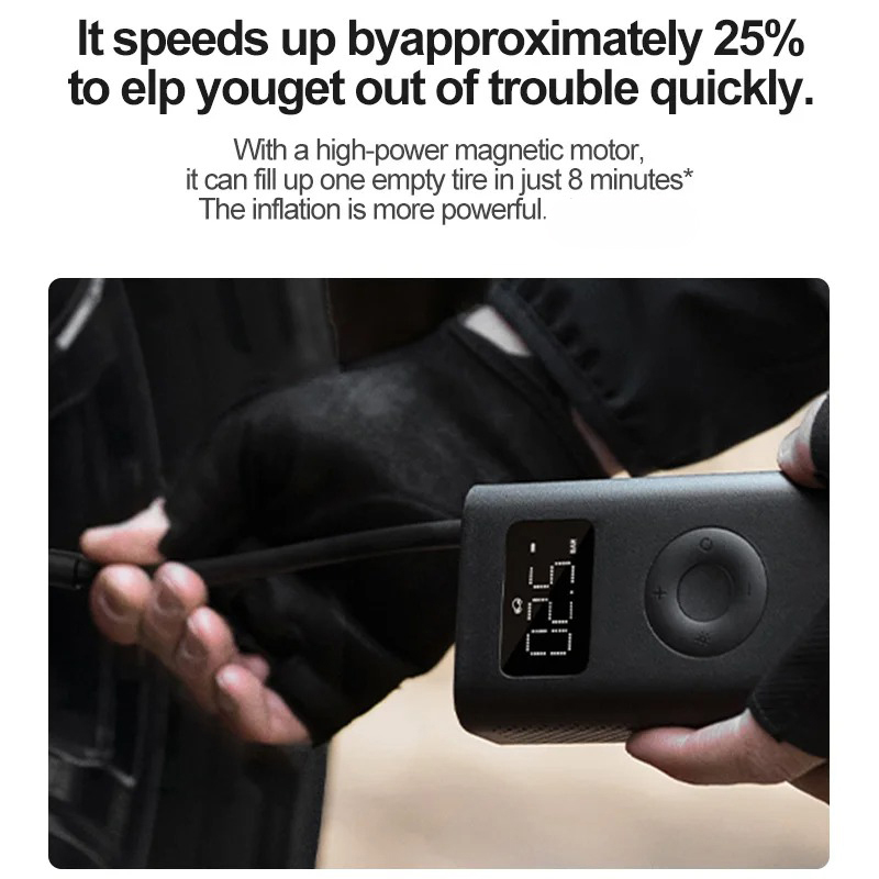 Original MIJIA Air Pump 2D 25% - مراجعة Air Compressor Mini وسعره