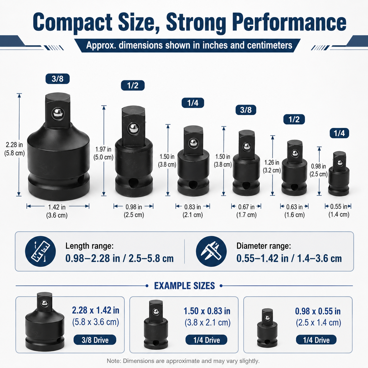 Socket Adapter Reducer Set 1/2 - مراجعة Power Tools Pneumatic وسعره