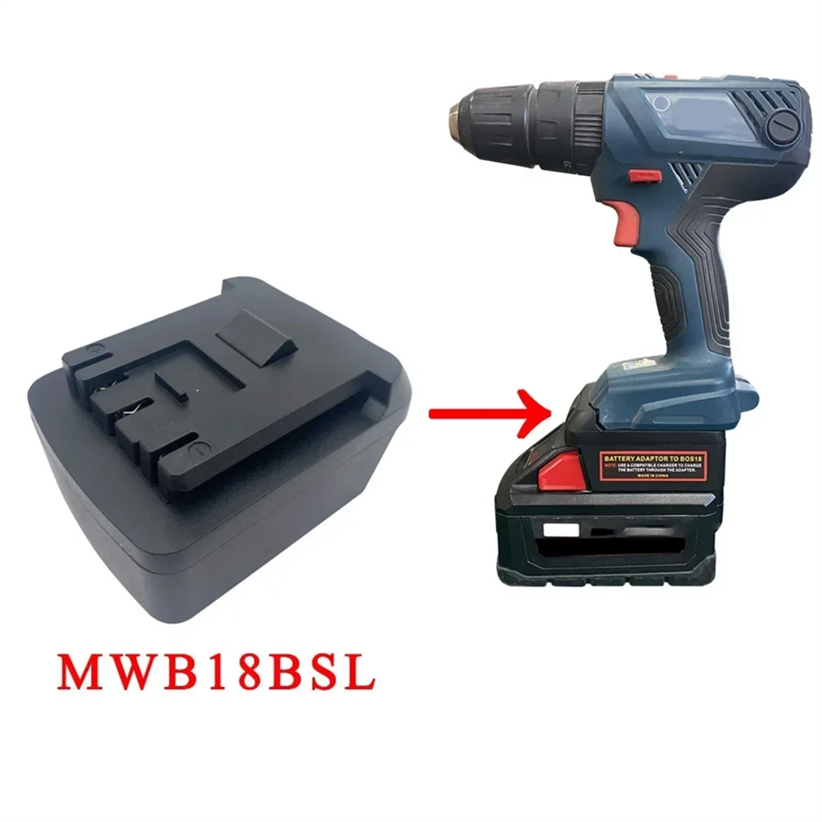 ABNJ MWB18BSL-C Adapter Conver - مراجعة Power Tools Battery Adapter وسعره