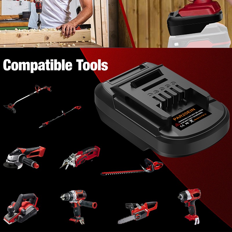 HAKSINKY PAR20EIN Power Tool B - مراجعة Power Tools Battery Adapter وسعره