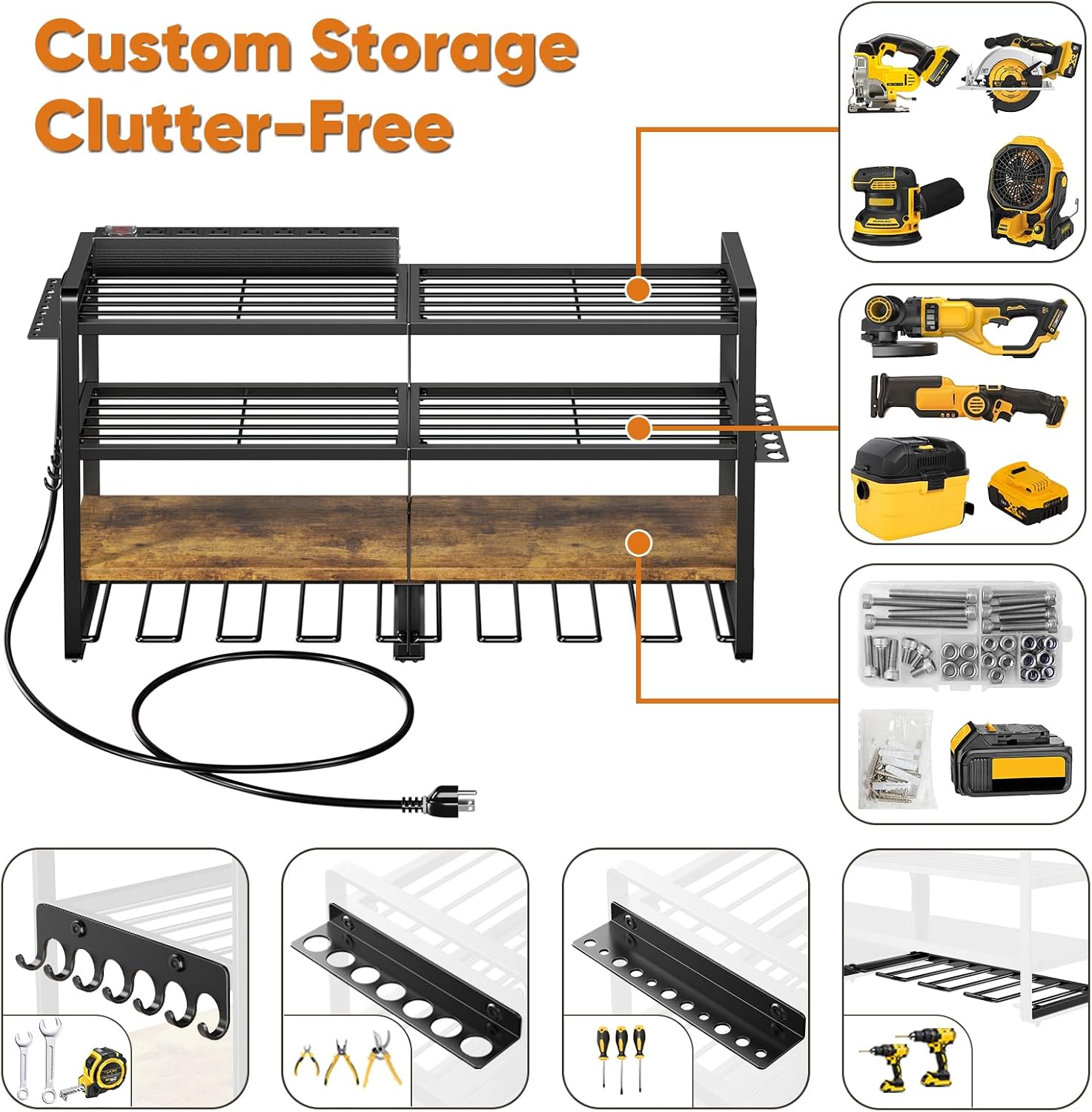 Large Power Tool Organizer Wal - مراجعة Power Tools Storage وسعره