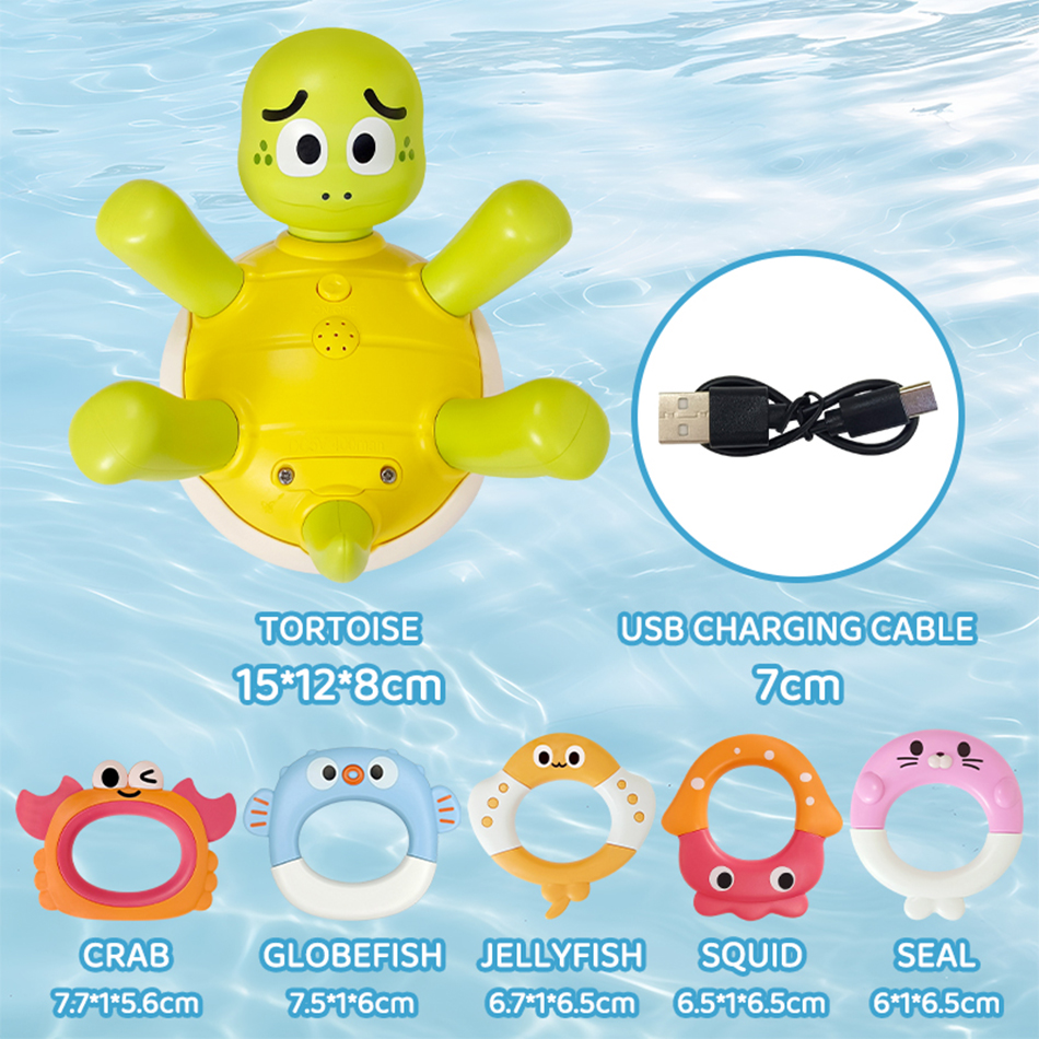 Electric Turtle Cute Swimming  - مراجعة Power Tools Kids وسعره