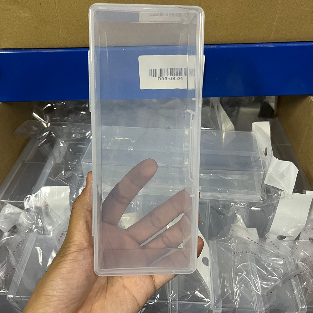 1pc Pink Transparen Nail Art S - مراجعة Power Tools Storage وسعره