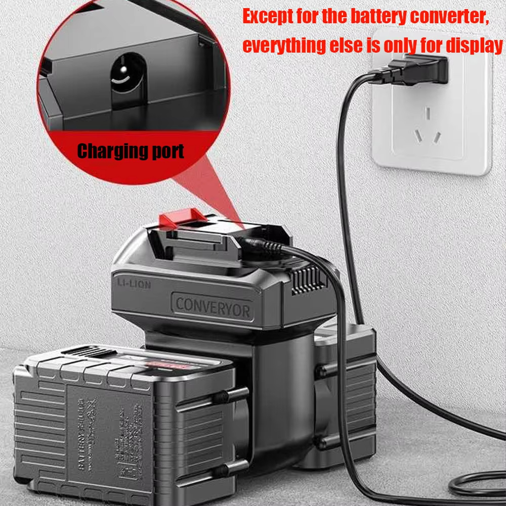 2 in 1 Battery Converter for I - مراجعة Power Tools Aeg وسعره