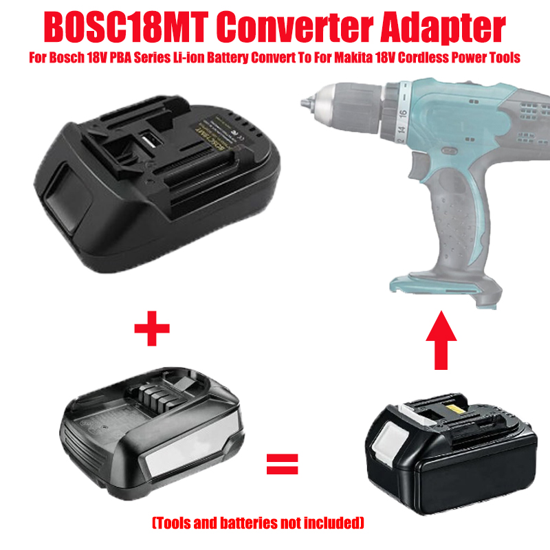 BOSC18MT Battery Adapter Conve - مراجعة Power Tools Battery Adapter وسعره