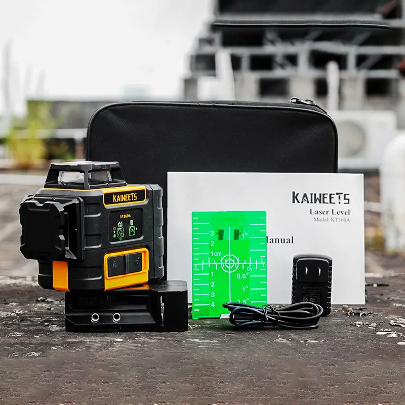 KAIWEETS KT360A 3D Cross Line  - مراجعة Power Tools Green Color وسعره