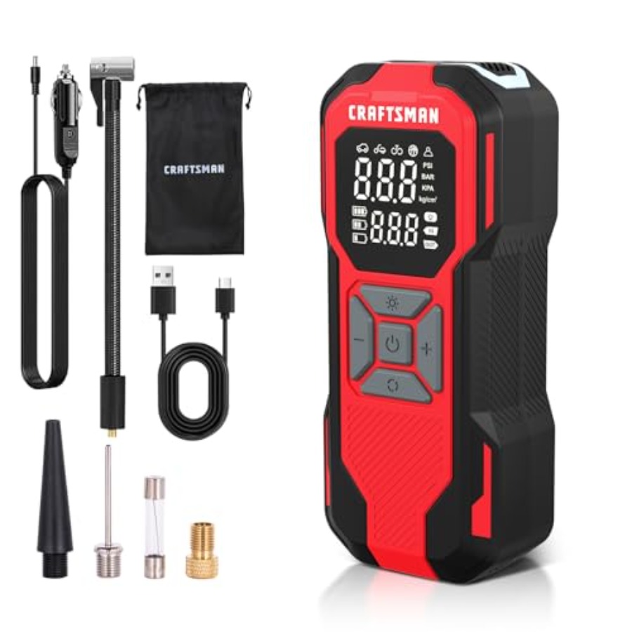 Tire Inflator Portable Air Com - مراجعة Air Compressor Mini وسعره