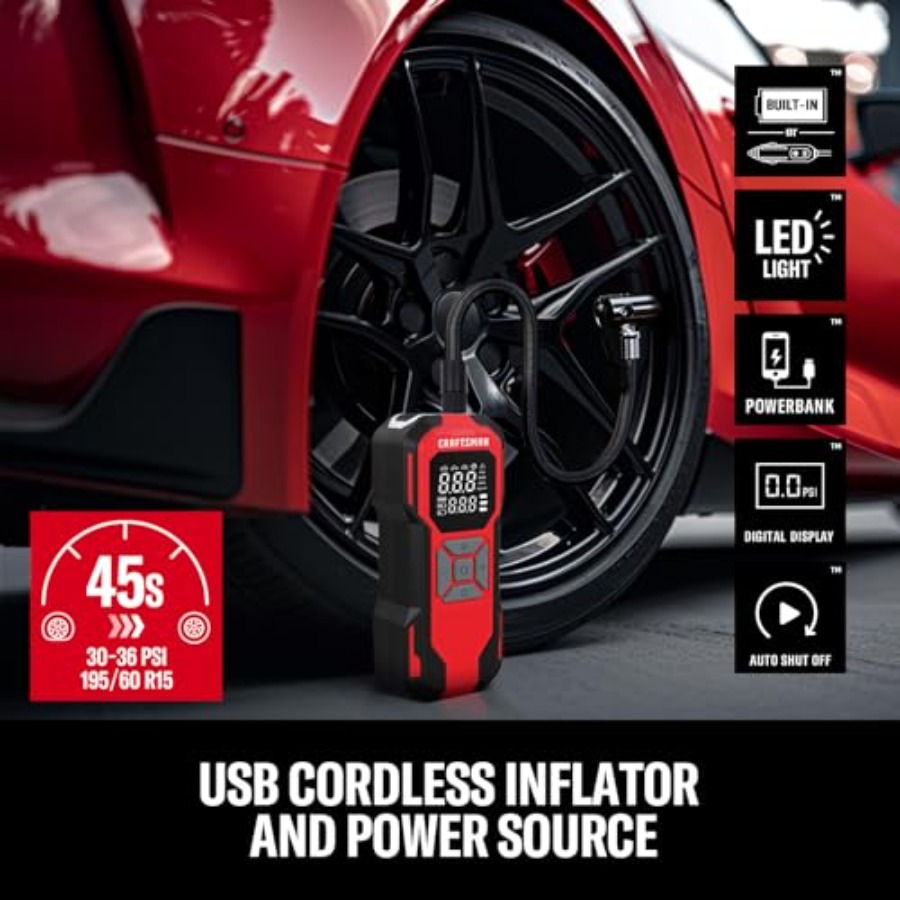 Tire Inflator Portable Air Com - مراجعة Air Compressor Mini وسعره