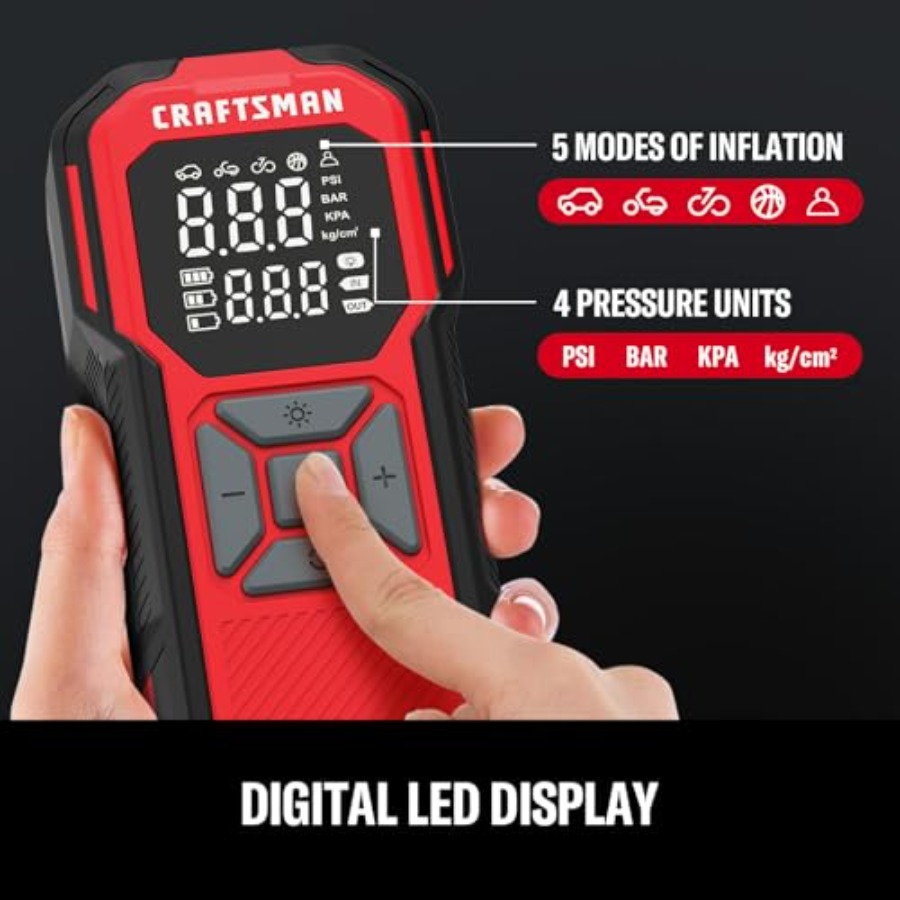 Tire Inflator Portable Air Com - مراجعة Air Compressor Mini وسعره