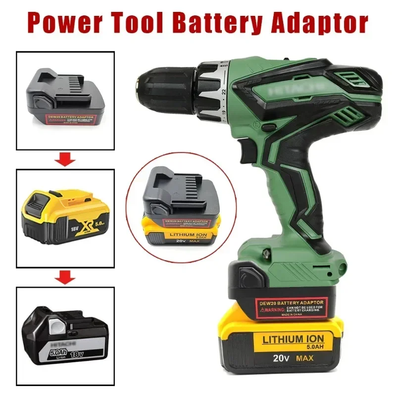 For Dewalt 18V/20V DCB Series  - مراجعة Power Tools Battery Adapter وسعره