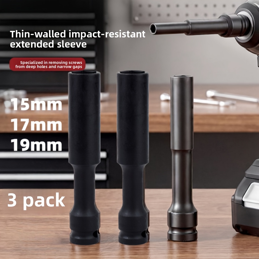 1/3pcs 1/2 inch extended thin- - مراجعة Power Tools Pneumatic وسعره